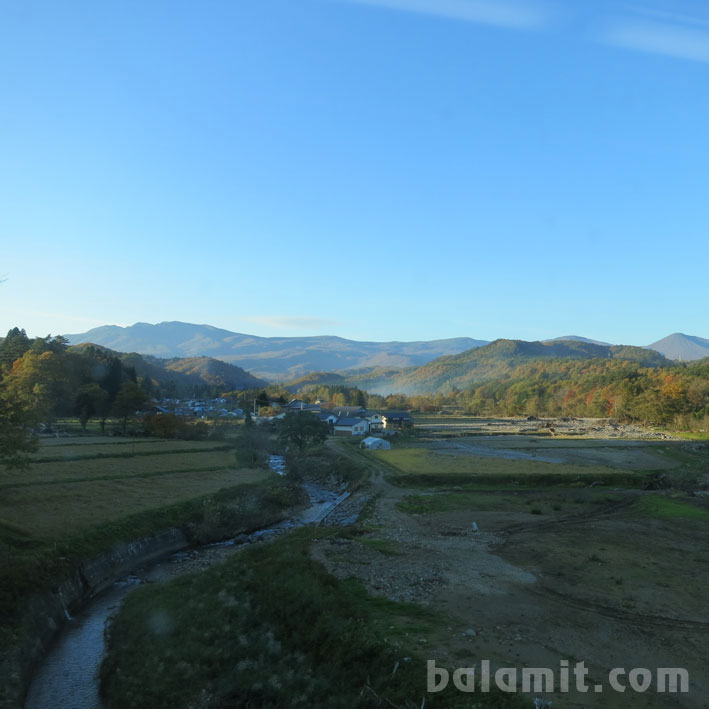 From the window of Shinkansen-train